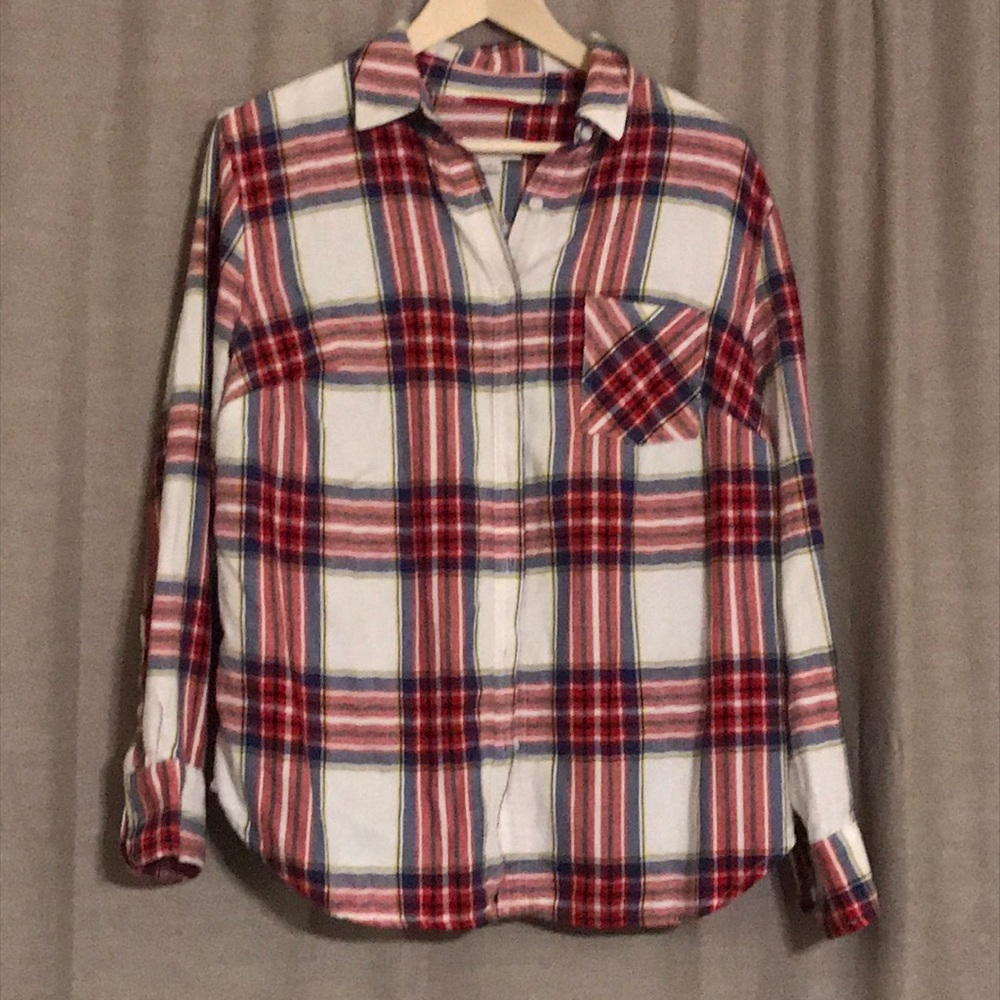 Plaid flannel shirt